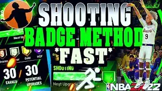 NBA 2K22 SHOOTING BADGE METHOD for Rebirth builds nba2k22 Current gen & Next
