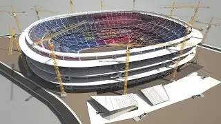 NEW CAMP NOU - Phased construction while continuing to play matches