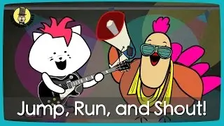 Jump, Run and Shout! | Action song for kids | The Singing Walrus