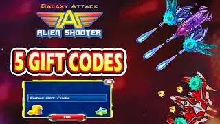 Galaxy Attack Alien Shooter 5 Gift Codes || How To Redeem Code