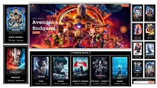 How to Create Responsive Movies website design using Html, CSS & JS | Beginner to Advanced Tutorial