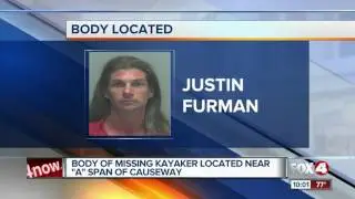 Body of missing kayaker found