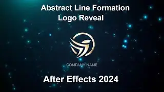 Abstract Line Formation Logo Reveal for After Effects 2024