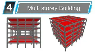 Analysis of RC Framed Multi-Storey Building (G+5) in STAAD.pro : Software Application Lab