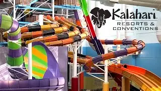 Kalahari Water Park Round Rock Texas In Depth Tour & Review with Ranger