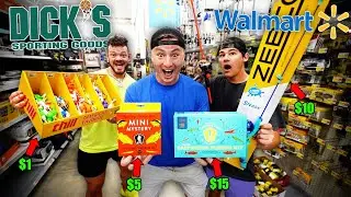 1v1 CHEAP vs EXPENSIVE Budget Fishing Store Challenge (Winner Takes ALL!)