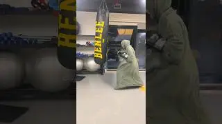KO!💪🥊#knockout #boxing #punch #punchmachine #girl #woman #girlpower #viral #box #islamic #hijab #fyp