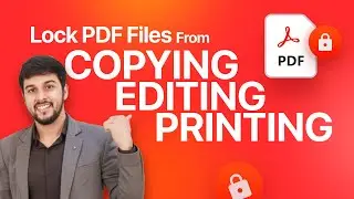 How to Lock a PDF From Editing or Copying