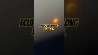 Here’s the eclipse view from Long Island New York 