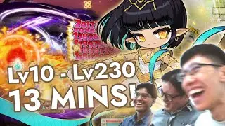 MapleStory Khali Lv10 - Lv230 in 13mins!!