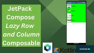 Lazy Row and Column in Jetpack Compose | Kotlin | Android Studio Tutorial - Quick + Easy