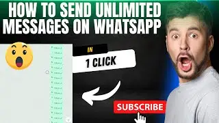 How to send unlimited whatsapp messages in one click || how to send 1000 messages on whatsapp