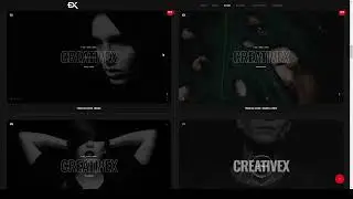 Creativex - A Bold Portfolio Template resume agency