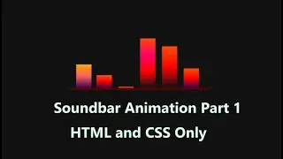 How to create Sound Bars or Sound Waves Animation Effects - Part 1