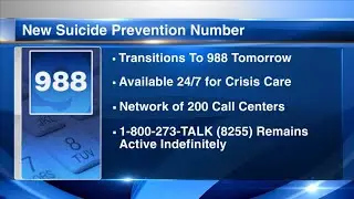 Illinois prepares for new National Suicide Crisis Hotline