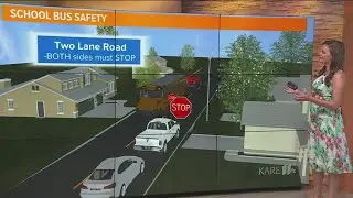 School buses safety reminders from KARE 11 Sunrise