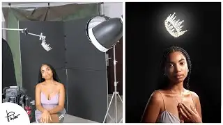 CREATING AN ANGELIC FINE ART PORTRAIT in my Home Studio | Behind the Scenes