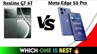 Realme GT 6T VS  Moto Edge 50 Pro Full Comparison | IN HINDI