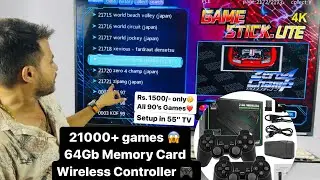 Wireless Game Stick 4K Ultra HD 21000 games only 1500rs 😱✅ #m8game #setup #trendyourstyle