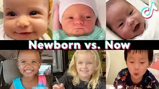 Show Your Baby as a Newborn vs. Now | 48 Adorable Kids! | TikTok Challenge Compilation | Parents