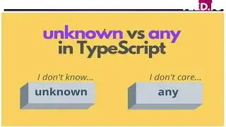 Difference between any and unknown | Typescript Interview Question | any vs unknown