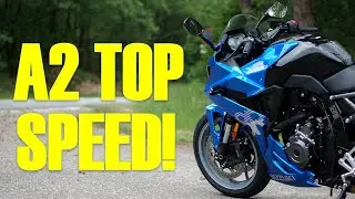 2024 SUZUKI GSX-8R A2 (48 HP) - TOP SPEED WITH GPS