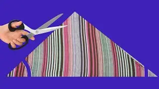✅Sewing in 10 Minutes 💥With only 150*150 cm fabric / Surprisingly easy way to sew a shalwar!!