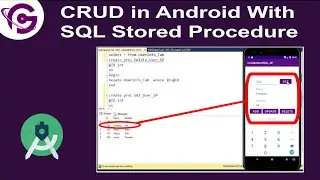 CRUD Operations in Android Studio JAVA with SQL Stored Procedure | ProgrammingGeek