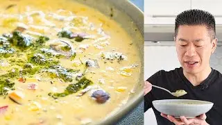 This Epic Creamy Vegetable Soup recipe is SOUP-ERB