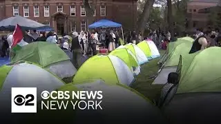Pro-Palestinian encampment set up at Rutgers University
