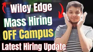 Mass Hiring | OFF Campus Drive For 2023 Batch | Latest Hiring | 2022 | 2023 | 2024 Batch Hiring