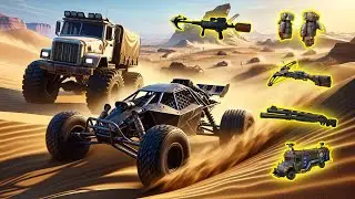 FORTNITE 🏜️ Fury Road FFA - COLLECT COINS AND FIND OCTANES 🤯 MAP CODE: 9885-4630-9385