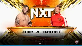 WWE 2K23 PC - Joe Gacy VS Ludwig Kaiser [4K]