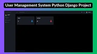 User Management System Python Django | Project with Source Code