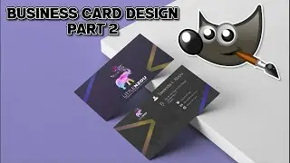 Gimp Tutorial: How to design a back to back business card in Gimp