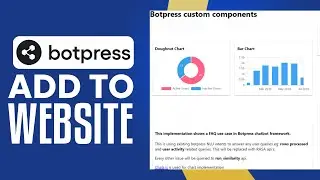 How To Add Botpress To Website | Botpress Website Integration Tutorial 2024