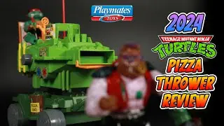 2024 Playmates Toys TMNT Classic Pizza Thrower Review