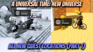 (AUT) ALL NEW QUEST LOCATIONS! PART 1 (GOKU, GOJO, DAWN, NOCTURNUS AND MORE!)
