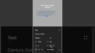 Quickly change text box sizing in figma #design #figmadesign #ux #uiux #tutorial