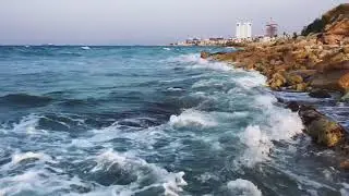 THE RELAXING SOUND OF THE BEACH WATER || BEACH WAVES || ASMR || SOUND OF NATURE