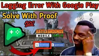 Bgmi Logging Error with google Account  || How to fix bgmi login error with google account