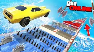 80 МИНУТ ЛЕДЯНОГО СПУСКА! ТОРМОЗА НЕ РАБОТАЮТ! ОСТАНОВИТЬСЯ НЕВОЗМОЖНО В GTA 5 ONLINE