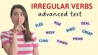 VERBOS IRREGULARES en inglés que quizá no te sabes - Ejercicio para practicar con ejemplos