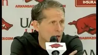 Eric Musselman Postgame - Arkansas 78, Texas A&M 77