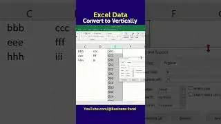 Transpose or Convert Data from Multiple Column to Rows ✅