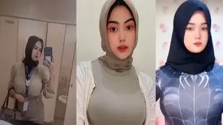 Jilbab Tiktok gunung kenyal || jilbab tiktok gunung gede | part 9