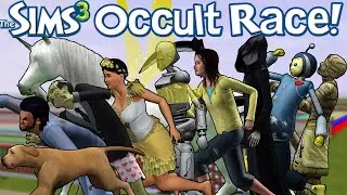 The Sims 3: Which Occult Creature is the FASTEST? (Life States Racing 4)