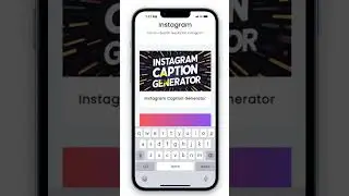 Instagram Caption Generator Free Online Tool #instagram #aitools #instagramtips