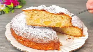 Easy apple cake recipe. Super soft and fluffy. Easy Baking.