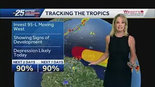 National Hurricane Center tracking 3 tropical waves